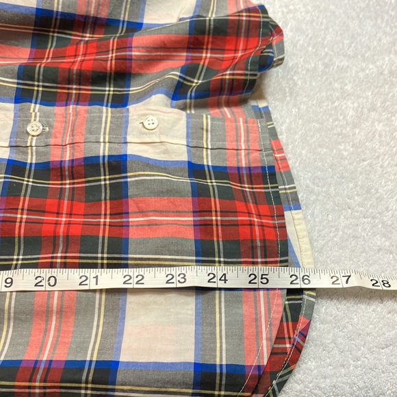 J Crew contrast plaid button down shirt - Picture 8 of 9